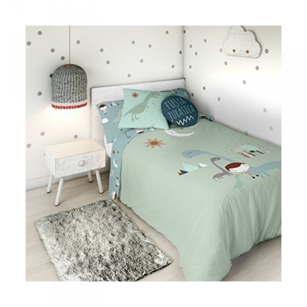 Poszwa na kołdrę Haciendo el Indio Jurasic green (Łóżko 105) (180 x 220 cm)