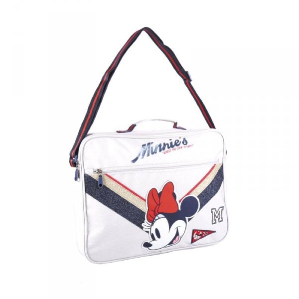 Torba szkolna Minnie Mouse Jasnoszary (29 x 60 x 38 cm)