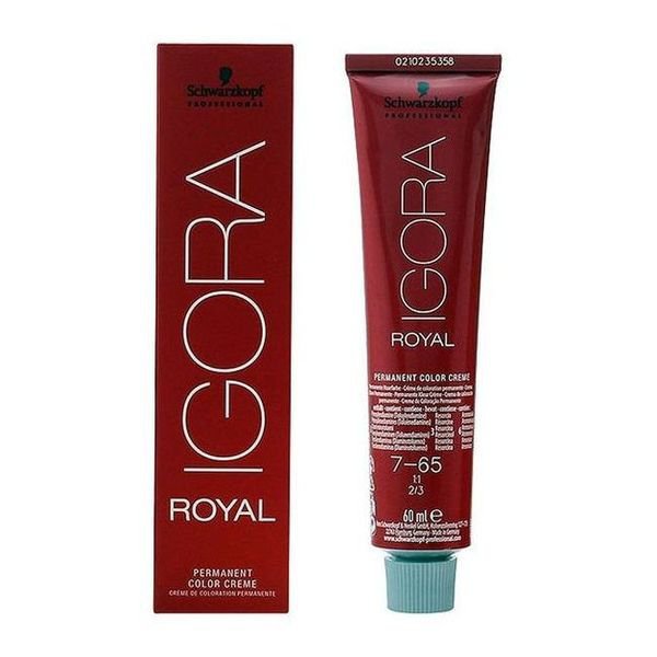 Trwała Koloryzacja Igora Royal Schwarzkopf 7-65 (60 ml)