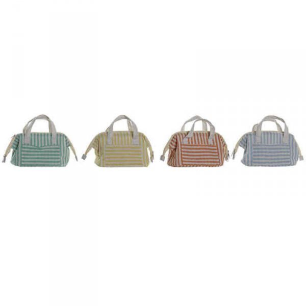 Torba termiczna DKD Home Decor Pomarańczowy Poliester Kolor Zielony Żółty (35 x 14 x 20 cm) (4 pcs)