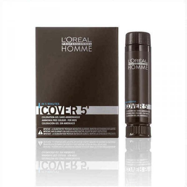 Koloryzacja w Kremie L'Oreal Professionnel Paris Homme Cover 5 Nº3 (3 x 50 ml)