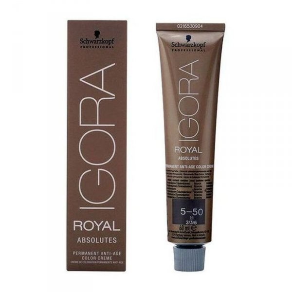 Trwała Koloryzacja Przeciwstarzeniowa Igora Royal Absolutes Schwarzkopf Nº 5-50