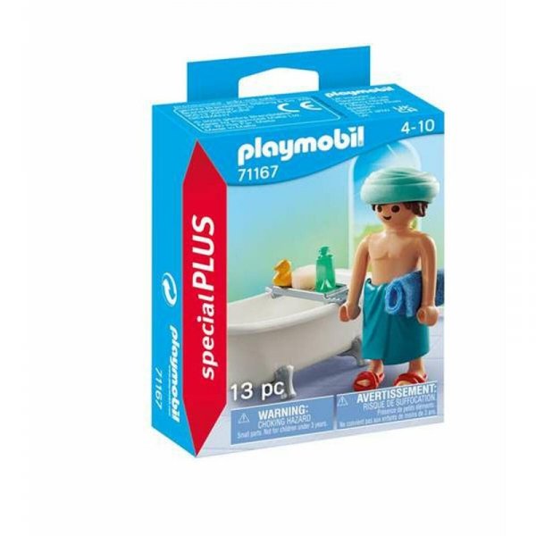 Playset Playmobil Special Plus: Man in the Bathroom 71167 13 Części