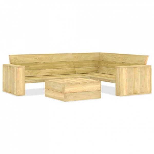 2-cz. zestaw mebli ogrodowych, impregnowana sosna