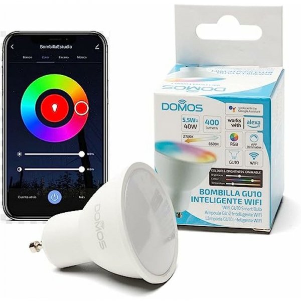 Inteligentna Żarówka Domos DOML-GU10-55R 5,5W E27