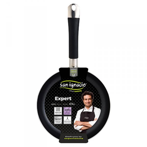 Patelnia San Ignacio Expert sg9516 24 x 5 cm Szary Aluminium