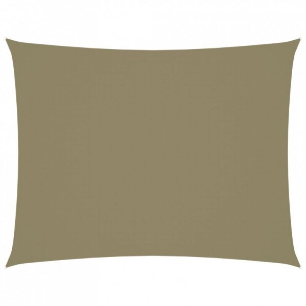 Żagiel ogrodowy, tkanina Oxford, prostokątny, 3,5x5 m, beżowy