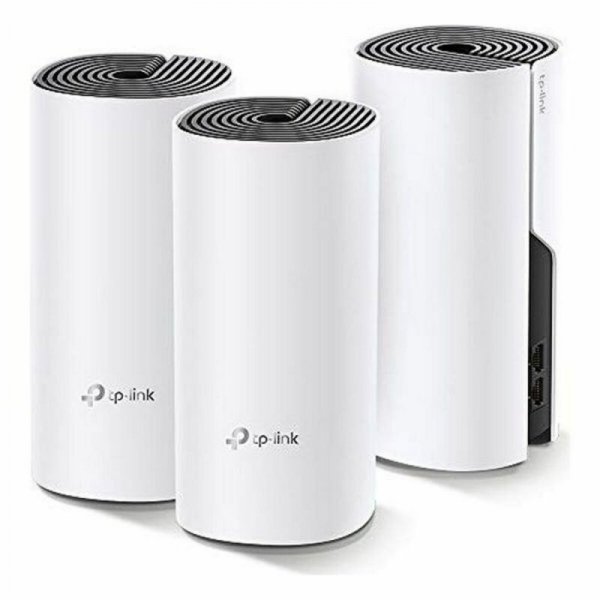 Punkt Dostępu ze Stacją Przekaźnikową TP-Link Deco E4 5 GHz LAN 300-867 Mbps Biały (3 pcs)