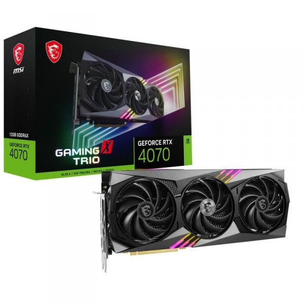 Karta Graficzna MSI GEFORCE RTX 4070 GAMING X TRIO 12G