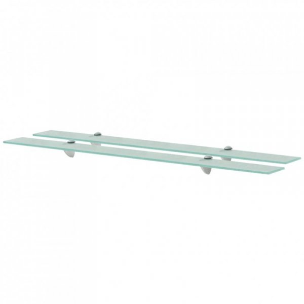 Półki szklane, 2 szt., 100 x 10 cm, 8 mm