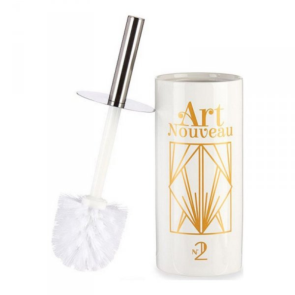 Szczotka toaletowa Art Nouveau Ceramika (9,6 x 32 x 9,6 cm)