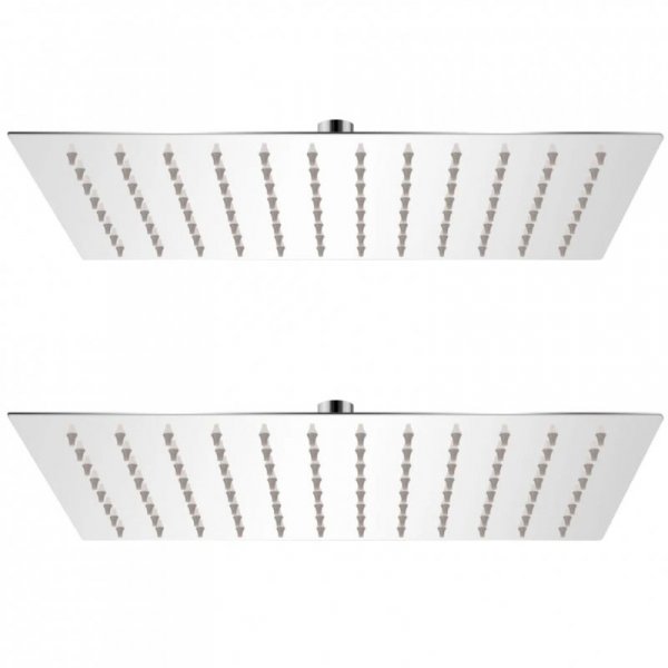 Deszczownice ze stali nierdzewnej, 2 szt., 20 x 30 cm