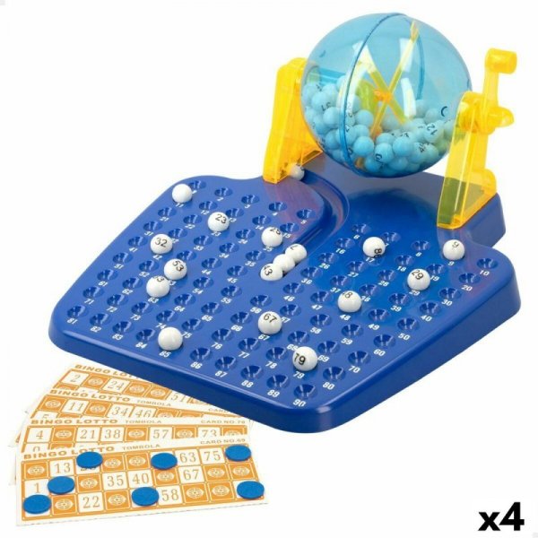 Bingo Colorbaby Niebieski Plastikowy (4 Sztuk)