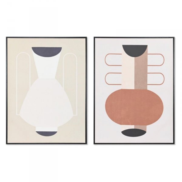 Obraz DKD Home Decor Wazon Skandynawski (75 x 4 x 100 cm) (2 Sztuk)