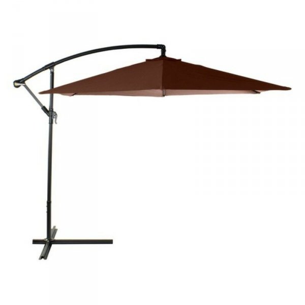 Parasol DKD Home Decor MB-166676 Brązowy Wielokolorowy Stal Metal/Plastikowy 300 x 300 x 250 cm