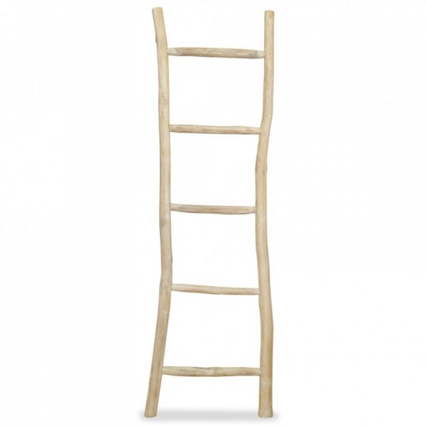 Wieszak-drabinka na ręczniki, 5 szczebli, teczyna, 45 x 150 cm