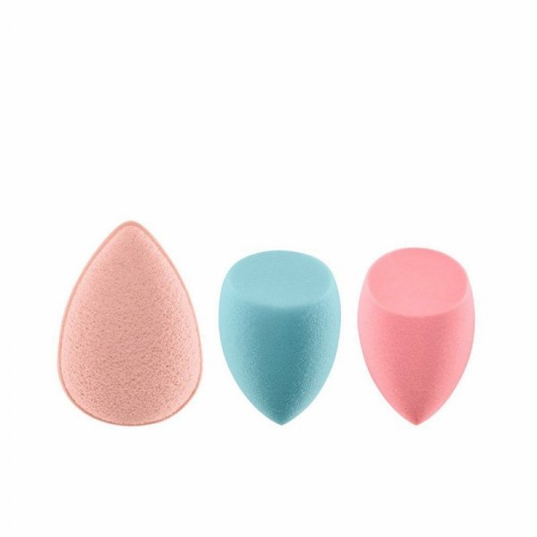 Gąbka do Makijażu Real Techniques Pro-Matte Poreless Perfection Wielokolorowy (3 pcs)