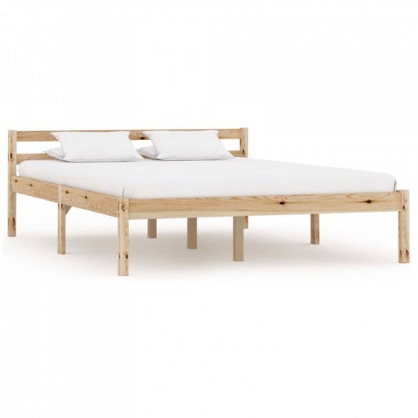 Rama łóżka, lite drewno sosnowe, 120 x 200 cm