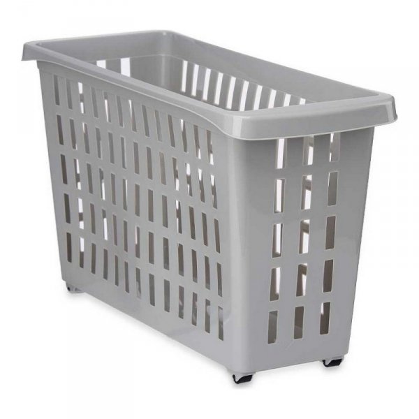 Organizer do szafki kuchennej Z kółkami Szary Plastikowy (17,5 x 26 x 46 cm)