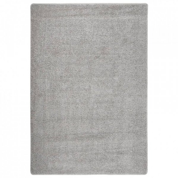 Dywan shaggy, jasnoszary, 120x170 cm, antypoślizgowy