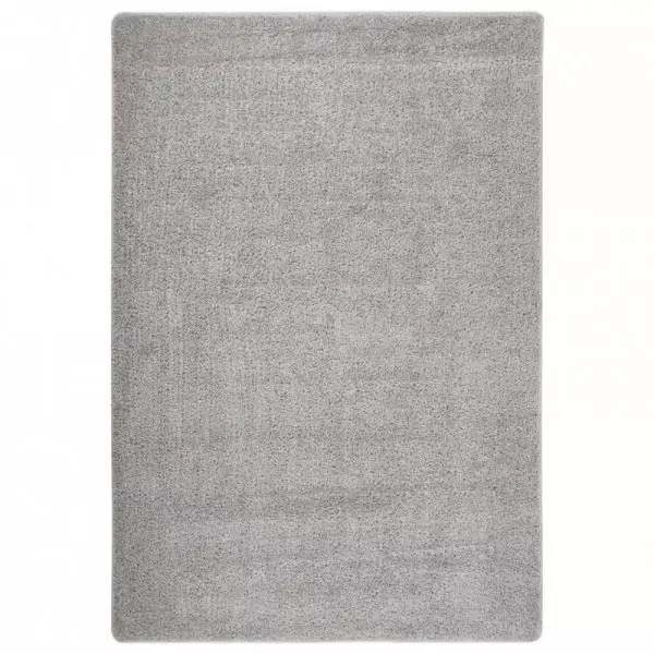 Dywan shaggy, jasnoszary, 120x170 cm, antypoślizgowy
