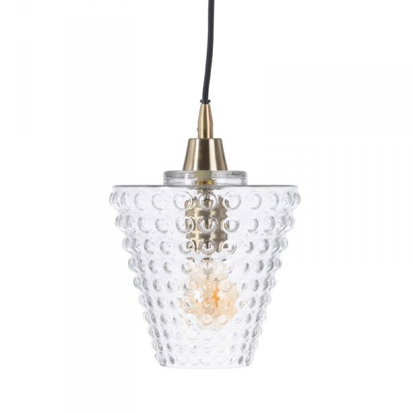 Lampa Sufitowa Szkło Metal 20 x 20 x 27 cm