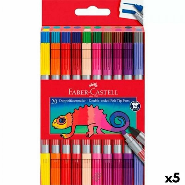 Zestaw markerów Faber-Castell Etui 5 Sztuk