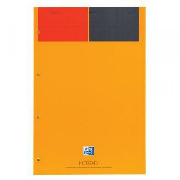 Notes z Nadrukiem Oxford INTERNATIONAL NOTEPAD A4 80 Kartki Zszywki W paski 5 Sztuk (5)