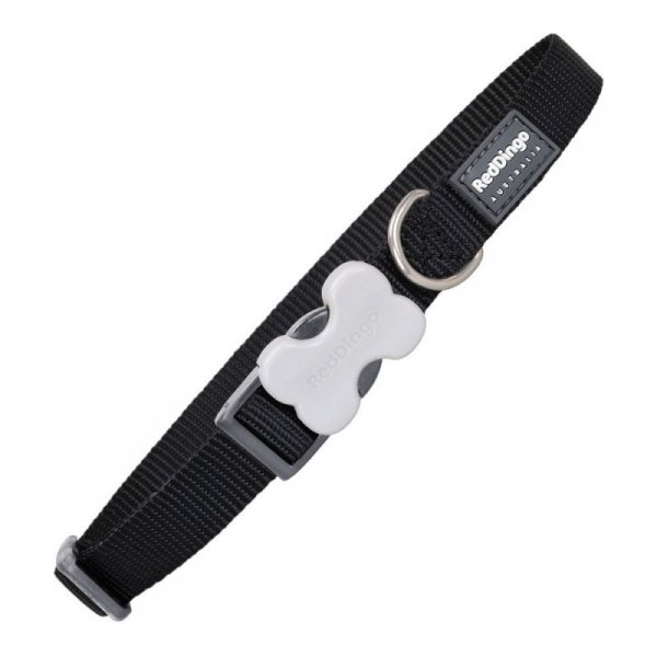 Obroża dla psa Red Dingo Czarny (2,5 x 41-63 cm)