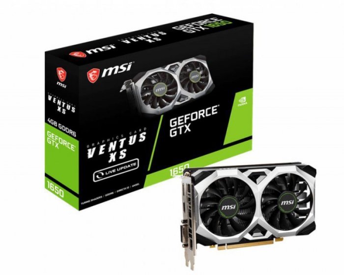 VGA PCIE16 GTX1650 4GB GDDR6/GTX 1650 D6 VENTUS XS V1 MSI