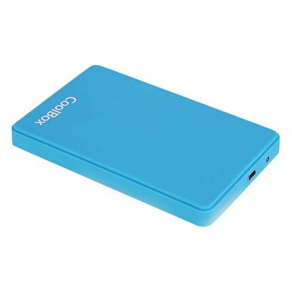 Obudowa dysku twardego CoolBox COO-SCG2543-5 2,5" USB 3.0 Niebieski Blue USB USB 3.2 Sata II