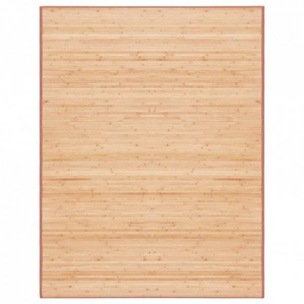 Mata bambusowa na podłogę, 150 x 200 cm, brązowa