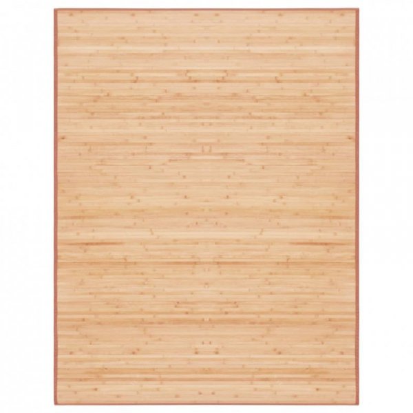 Mata bambusowa na podłogę, 150 x 200 cm, brązowa