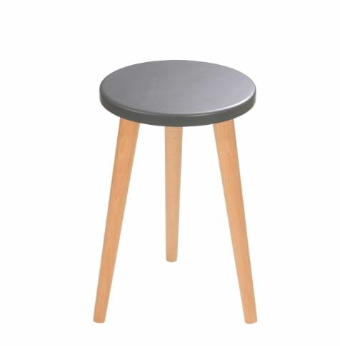 Taboret Dark Moon 30 cm dębowe nogi