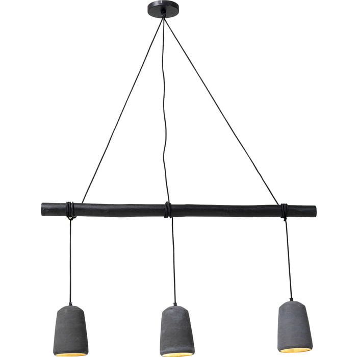 Lampa wisząca Dining Concrete Black Tre Kare