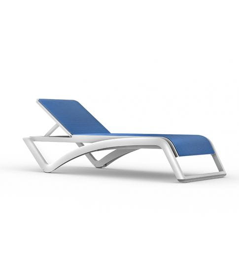 Leżak Sky Premium Sun White-Azul Resol
