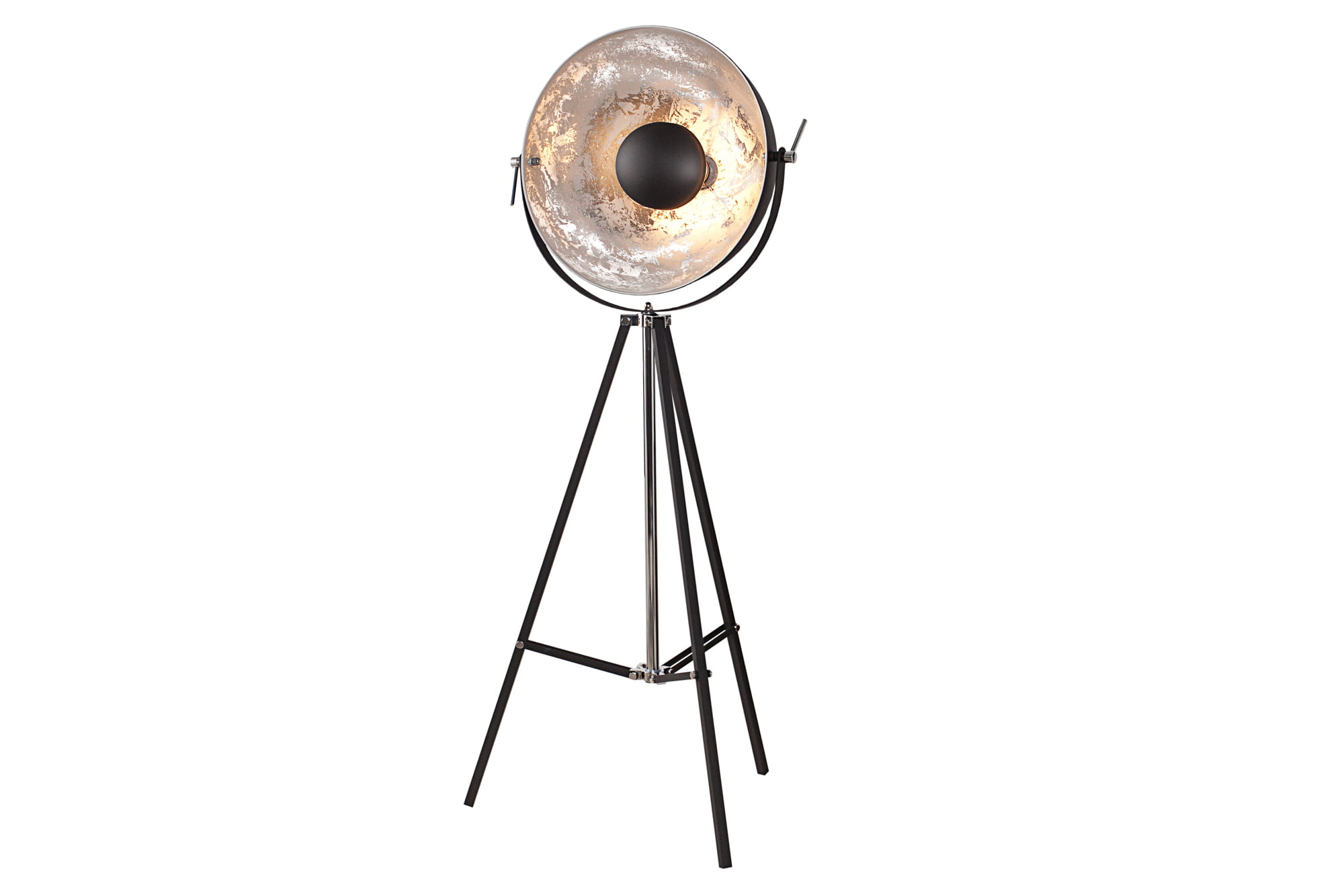 Lampa podłogowa Stan 160 cm srebrna