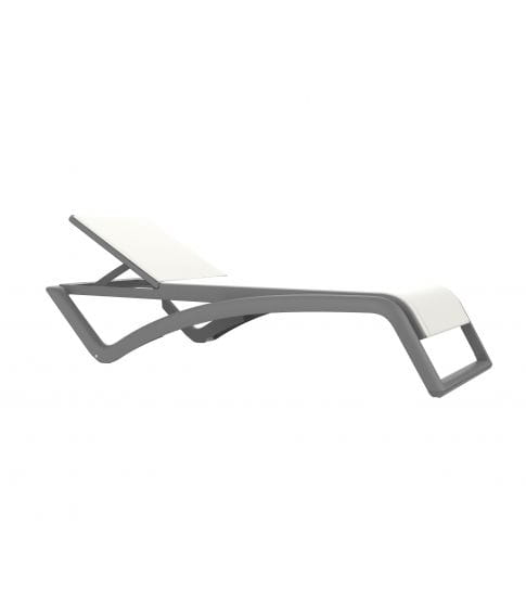 Leżak Sky Club Sun Dark Grey-Bianco Resol