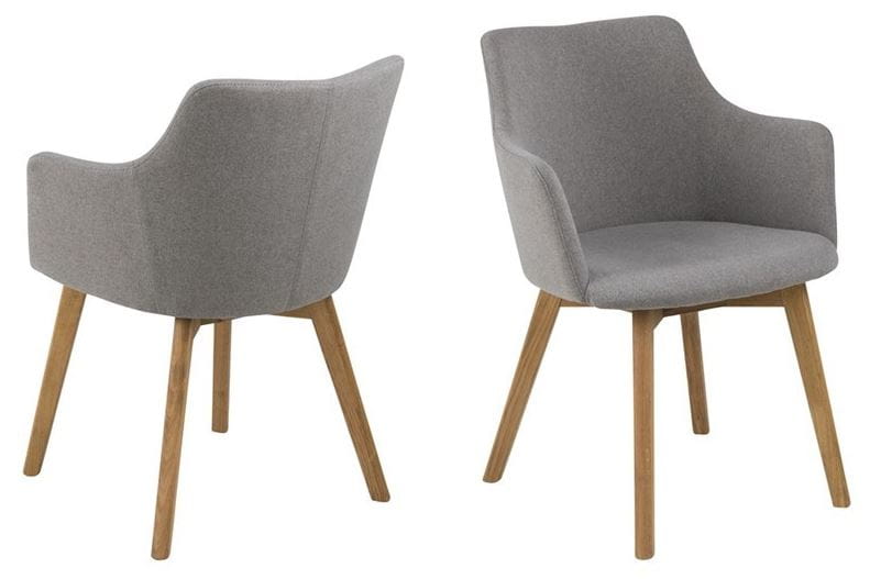 Krzesło Bella szare jasne Actona