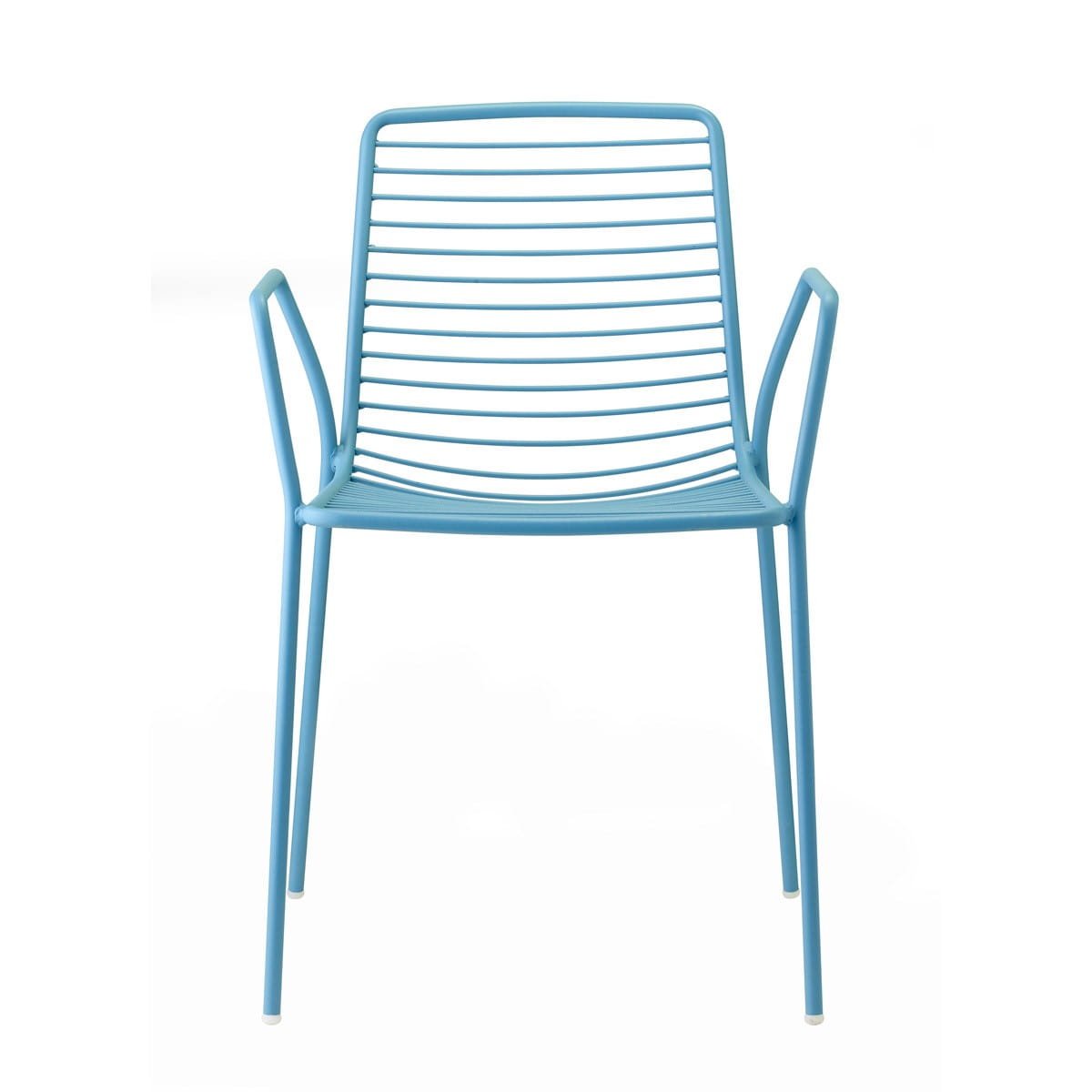 Krzesło Summer z podłokietnikami - jasny niebieski