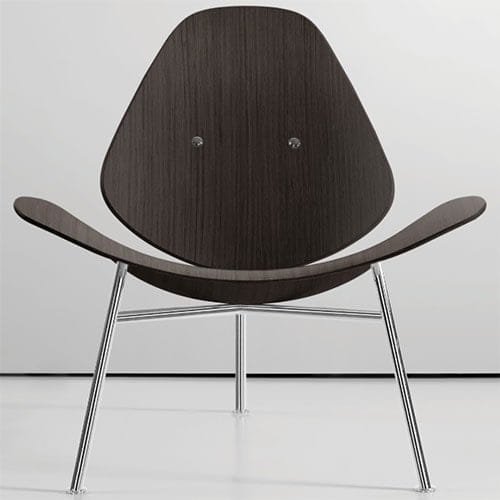 Fotel Kram, siedzisko czarne, podstawa do wyboru - Infiniti Design