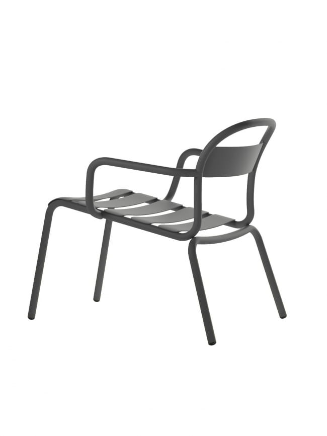 Fotel Stecca L ciemny szary - Colos