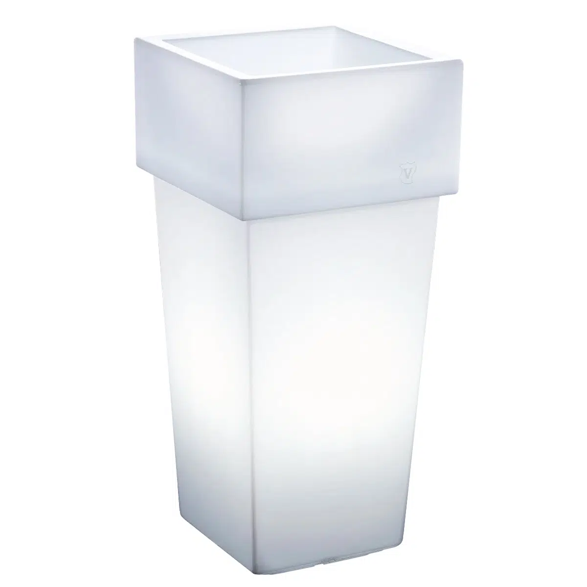 Donica podświetlana Gemini Square Cache-Pot RGBW LED - Lyxo Design