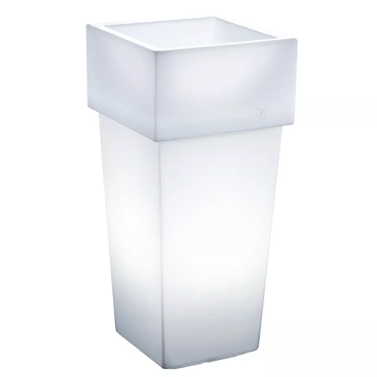 Donica podświetlana Gemini Square Cache-Pot RGBW LED - Lyxo Design