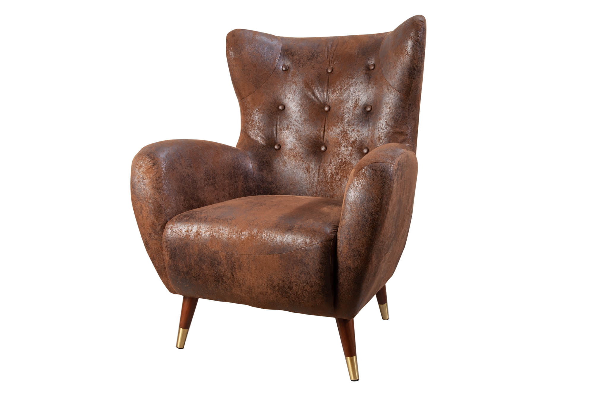 Fotel Don brązowy Invicta