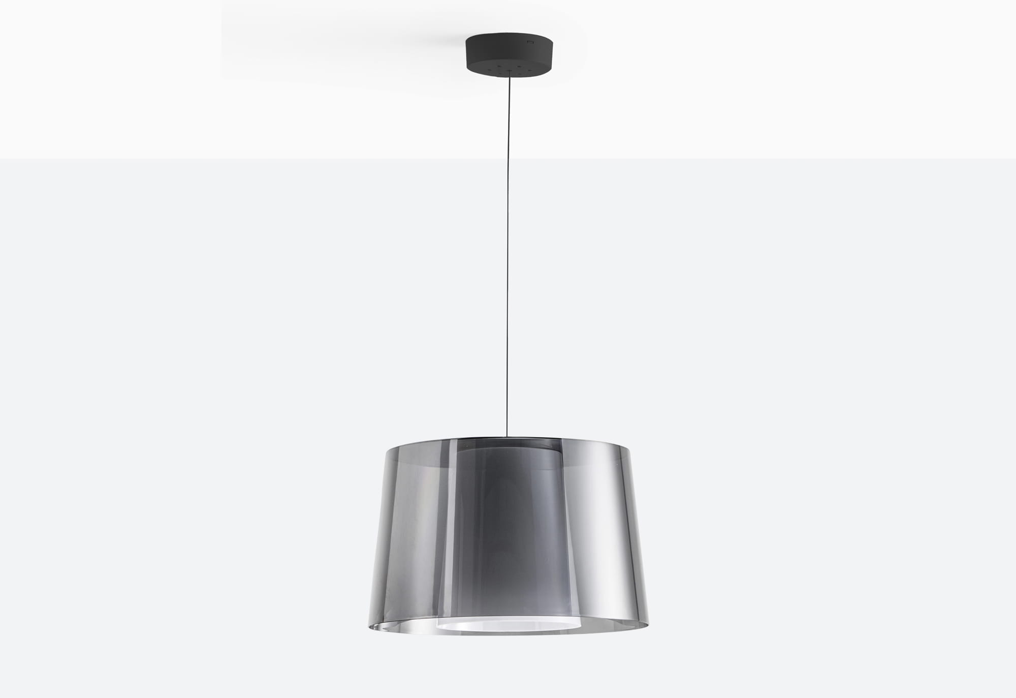Lampa L001SW/BA Transparentny szary - Pedrali