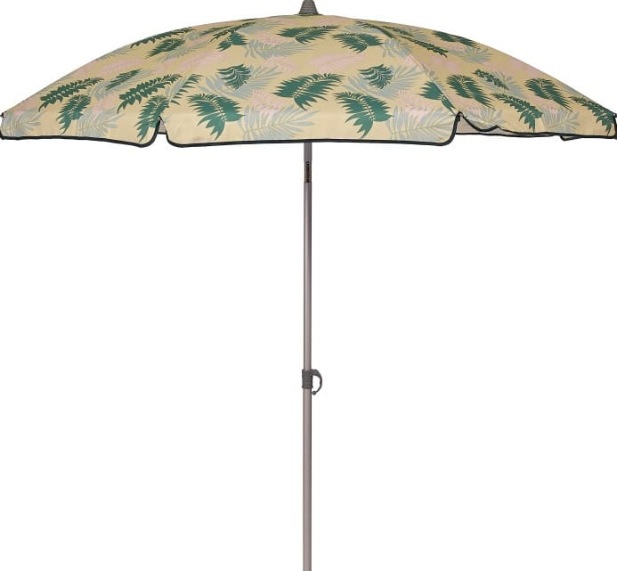 Parasol ogrodowy Beach - wzór zielone liście