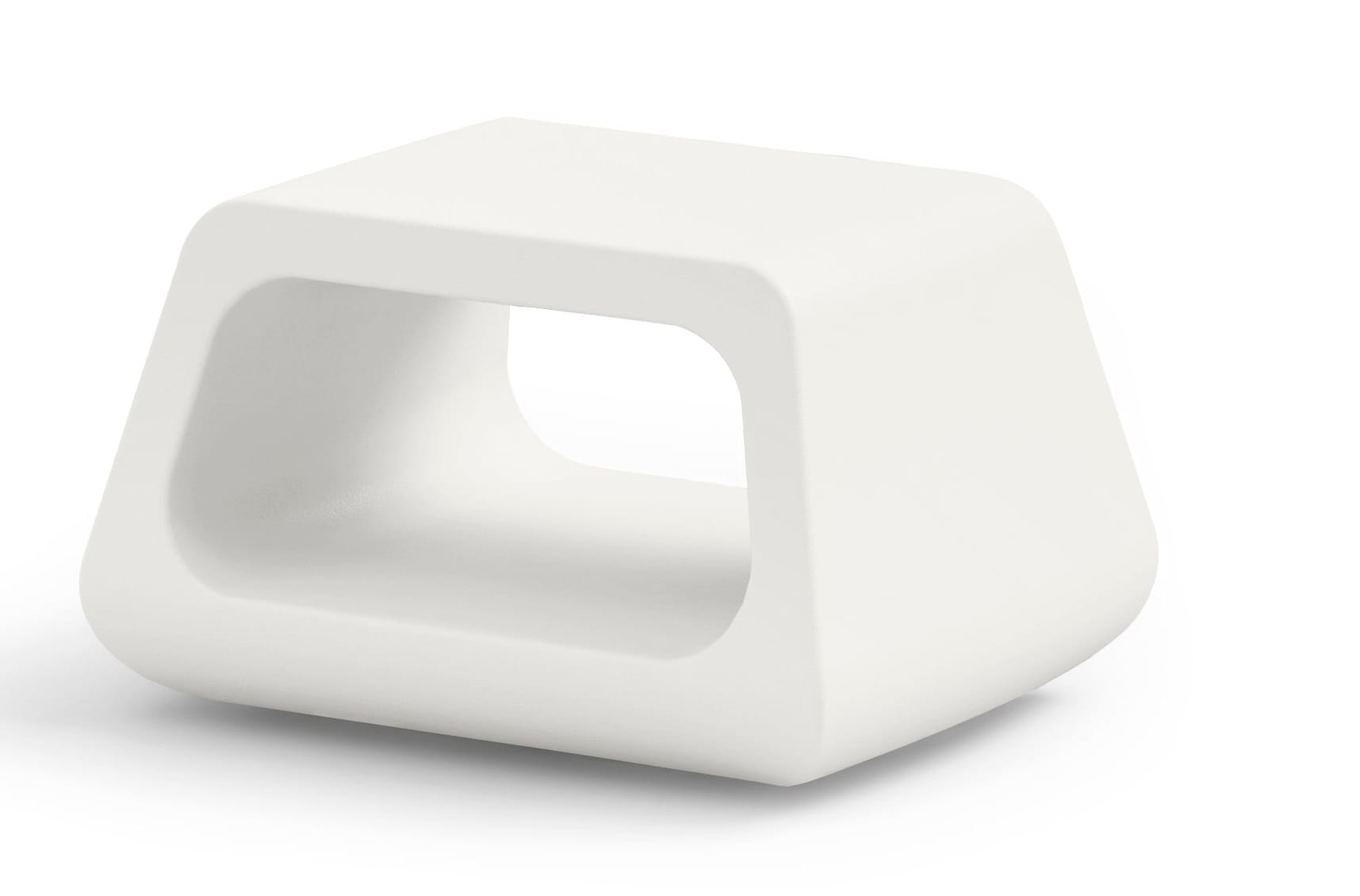 Stolik kawowy Sugar biały PRL - Lyxo Design