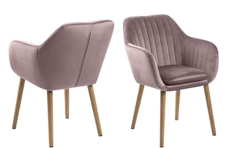 Krzesło Emilia brudny róż Actona