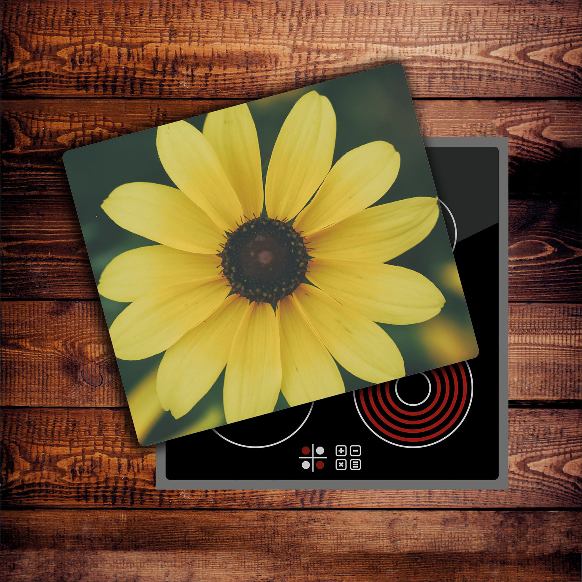 Szkło na płytę indukcyjną - Kwiaty 13